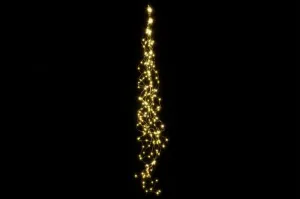Nexos 57376 Vianočné dekoratívne osvetlenie - drôtiky - 200 LED teple biele