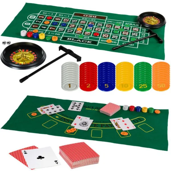 GAMESPLANET® 40544 Multifunkčný herný stôl 15 v 1 - tmavo hnedý
