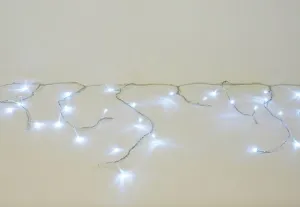 Nexos 1160 Vianočný svetelný dážď 144 LED studená biela - 5 m