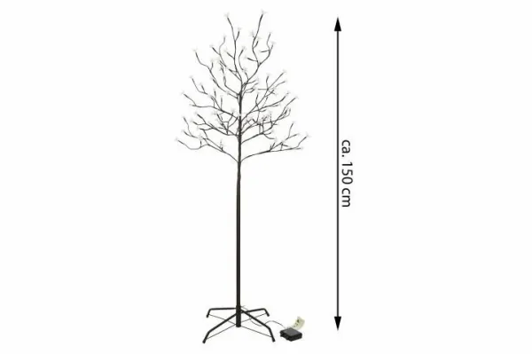 Nexos 39398 LED vianočná dekorácia - Svetelný strom - 96 LED 150 cm
