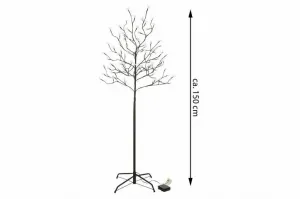 Nexos 39398 LED vianočná dekorácia - Svetelný strom - 96 LED 150 cm