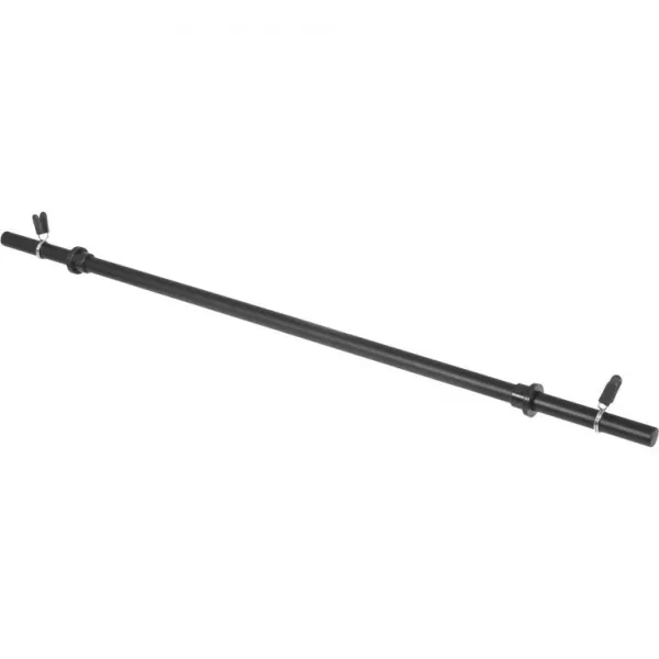 Gorilla Sports Plastová činková tyč, čierna, 130 cm