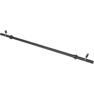 Gorilla Sports Plastová činková tyč, čierna, 130 cm