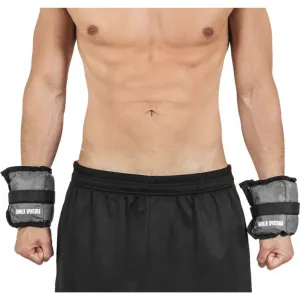 Gorilla Sports Záťažové manžety, sivé, 2 x 1 kg
