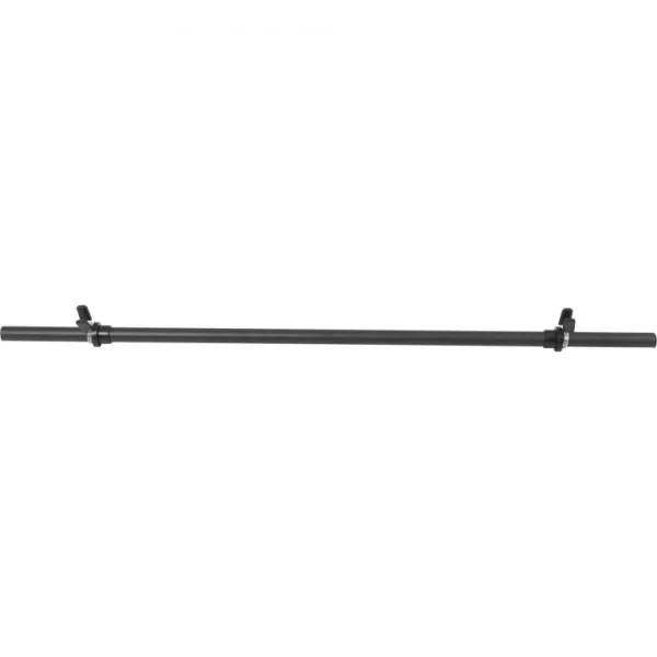 Gorilla Sports Plastová činková tyč, čierna, 130 cm