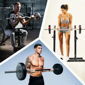 Gorilla Sports Sada posilňovacích tyčí 170 cm + 120 cm, zámky
