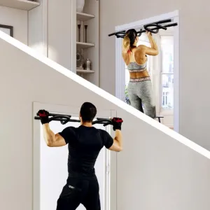 Gorilla Sports Multifunkčná posilňovacia hrazda, čierna