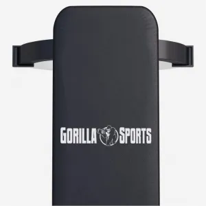 Gorilla Sports Masívna posilňovacia lavica, čierna, 112 x 43 cm