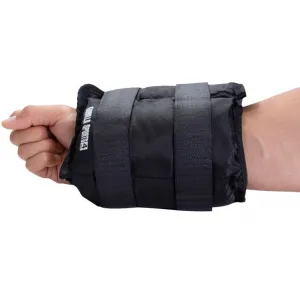 Gorilla Sports Záťažové manžety, čierne, 2 x 4 kg
