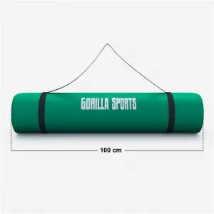 Gorilla Sports Podložka na jogu, 190 x 100 cm, zelená