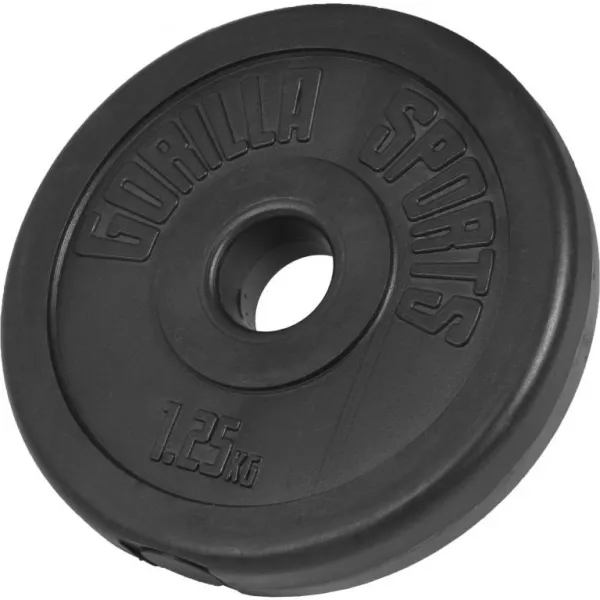Gorilla Sports Jednoručný činkový nakladací set, 2 x 10 kg