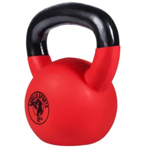 Gorilla Sports Kettlebell činka, pogumovaný povrch, 12 kg