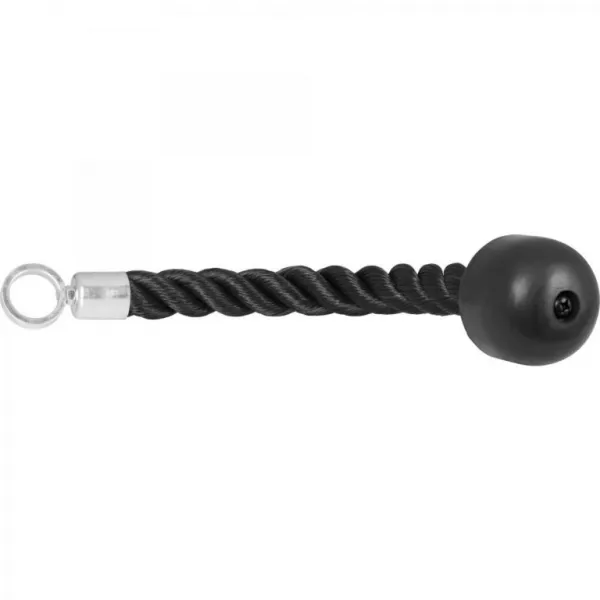 Gorilla Sports Tricepsové lano, jednoručné, 30 cm