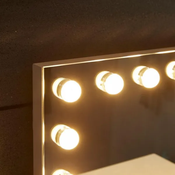Aquamarin Kúpeľňové LED zrkadlo Hollywood 58 x 43 cm