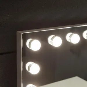 Aquamarin Kúpeľňové LED zrkadlo Hollywood 58 x 43 cm