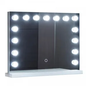 Aquamarin Kúpeľňové LED zrkadlo Hollywood 58 x 43 cm
