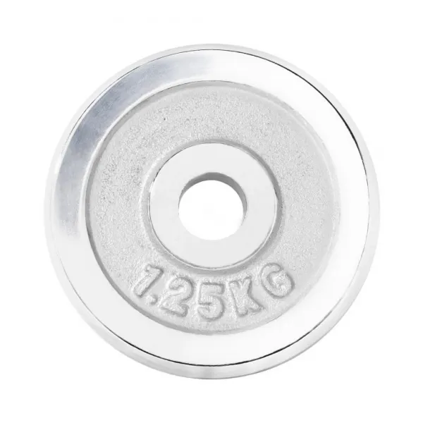 Gorilla Sports Záťažový kotúč, chrómovaný, 1,25 kg