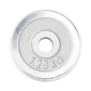 Gorilla Sports Záťažový kotúč, chrómovaný, 1,25 kg