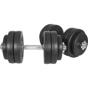 Gorilla Sports Sada činiek s plastovými kotúčmi, 30 kg