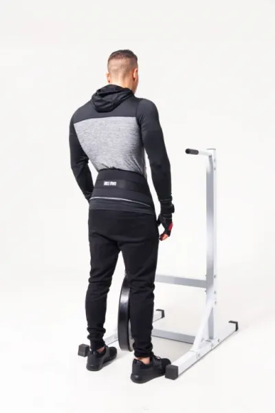 Gorilla Sports Nylonový opasok s reťazou