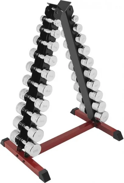 Gorilla Sports Stojan na jednoručné činky, 112 cm