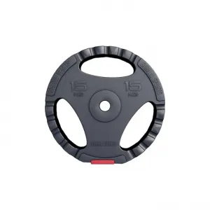Gorilla Sports Kotúč potiahnutý plastom, výplň cement, 15 kg
