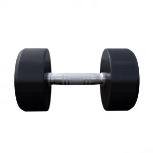 Gorilla Sports Jednoručná činka čierno/biela, 12,5 kg