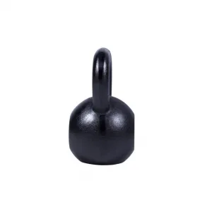 Gorilla Sports Kettlebell činka, liatinová, čierna, 20 kg