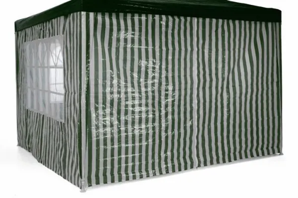Garthen 40731 Záhradný párty stan 3 x 3 m - tmavo zelený
