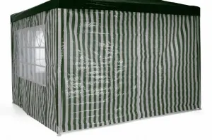 Garthen 40731 Záhradný párty stan 3 x 3 m - tmavo zelený