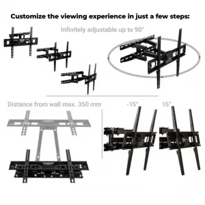 MOUNTY® Nástenný držiak na TV, VESA 600 x 400