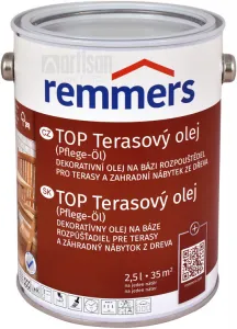 REMMERS PFLEGE-ÖL - TOP Terasový olej REM - farblos 2,5 L