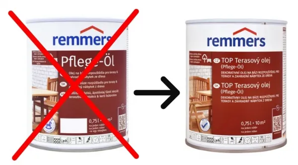 REMMERS PFLEGE-ÖL - TOP Terasový olej REM - lärche 5 L
