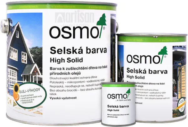 OSMO Sedliacka farba 2.5 l Labrador modrá 2501