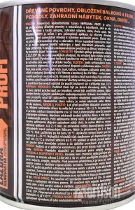 Impranal Profi - silnovrstvová vodou riediteľná lazúra 2.5 l Dub
