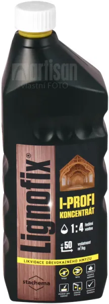 LIGNOFIX I-Profi - vodou riediteľná impregnácia na napadnuté drevo 1 l Zelená