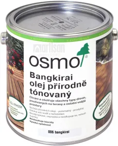 Osmo Terasový olej na BANGKIRAI - prírodný 2,5 l 6 - prírodný