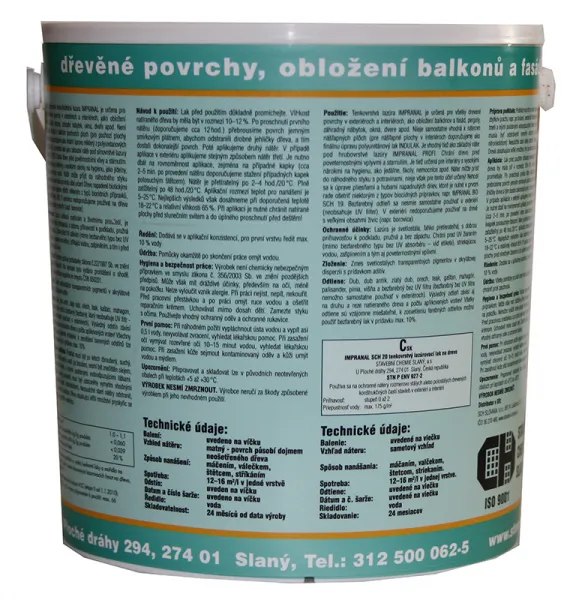 Impranal - slabovrstvová vodou riediteľná lazúra 2.5 l Dub antik