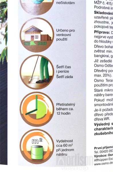 OSMO Terasový olej 0.75 l Sivý 019