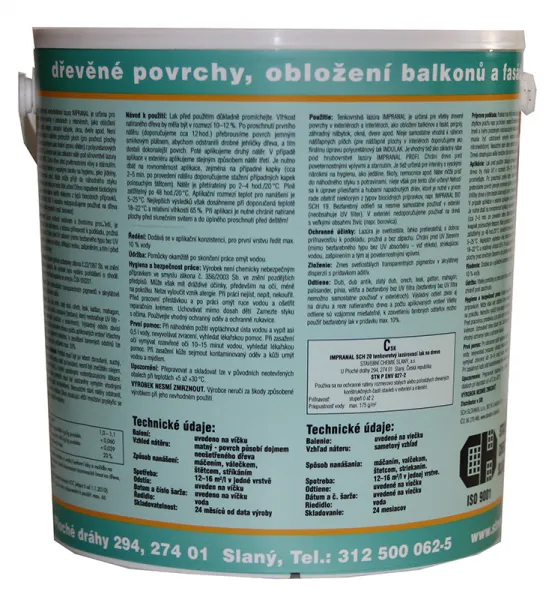 Impranal - slabovrstvová vodou riediteľná lazúra 2.5 l Pínia