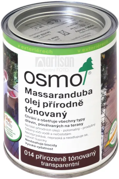 Osmo Terasový olej na MASSARANDUBA - prírodný 0,75 l 14 - prírodný