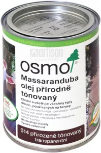 Osmo Terasový olej na MASSARANDUBA - prírodný 0,75 l 14 - prírodný