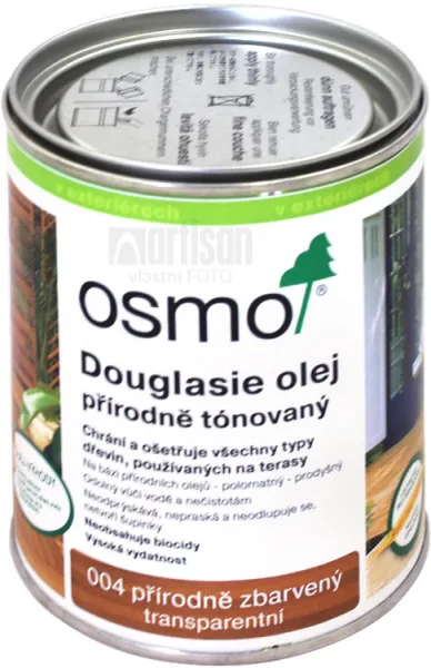 Osmo Terasový olej na DOUGLASIE - prírodný 0,75 l 4 - prírodný