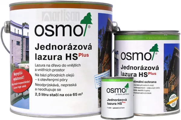 OSMO Jednorázová lazúra HS 0.005 l Orech 9261 vzorka