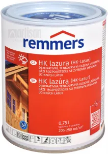 REMMERS HK LASUR - Tenkovrstvá olejová lazúra REM - eiche hell 0,75 L
