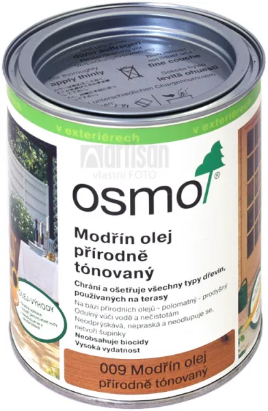 Osmo Terasový olej na ČERVENÝ SMREK (modřín) - prírodný 0,75 l 9 - prírodný
