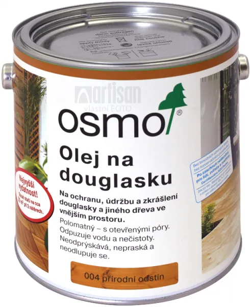 Osmo Terasový olej na DOUGLASIE - prírodný 2,5 l 4 - prírodný