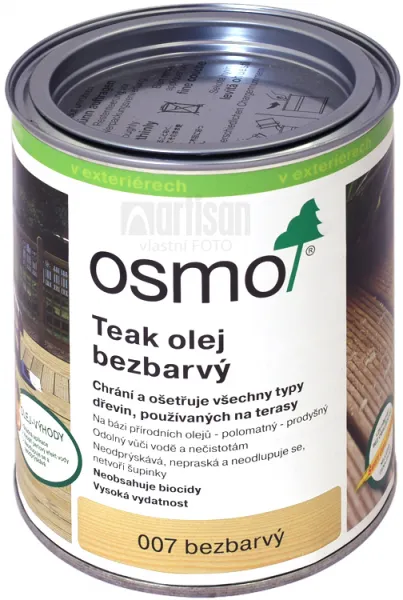 Osmo Terasový olej na TÍK - prírodný 0,75 l 7 - prírodný