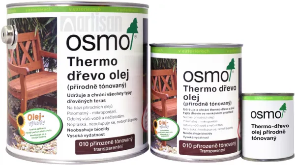 OSMO Špeciálny olej na terasy 0.125 l Thermo-drevo 010