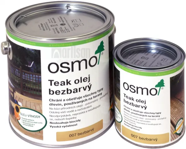 Osmo Terasový olej na TÍK - prírodný 2,5 l 7 - prírodný